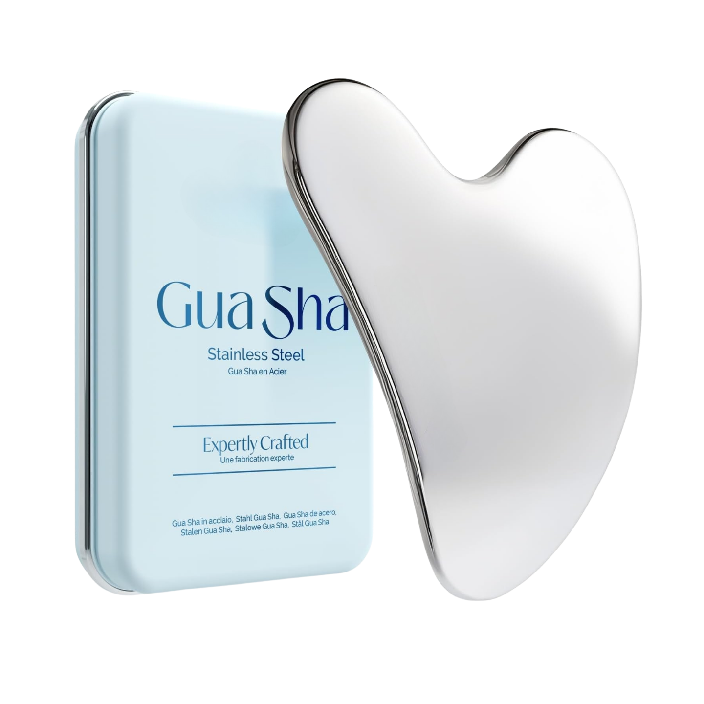 Gua Sha stone stainless steel