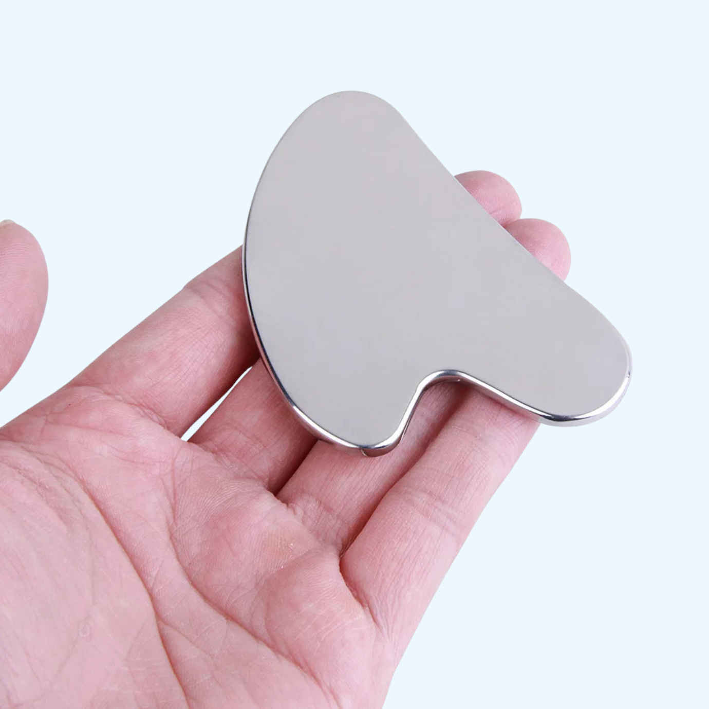 Gua Sha stone stainless steel