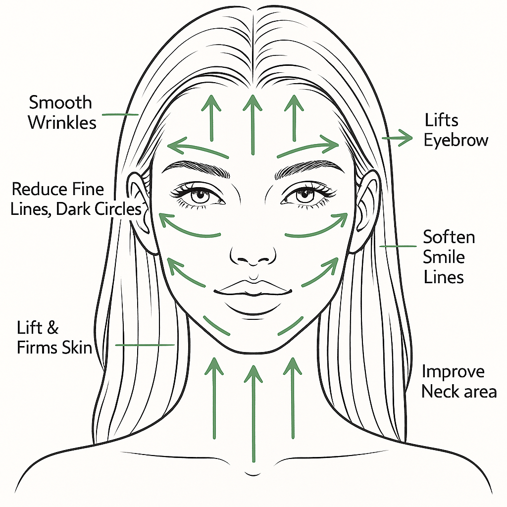 Gua Sha stone stainless steel